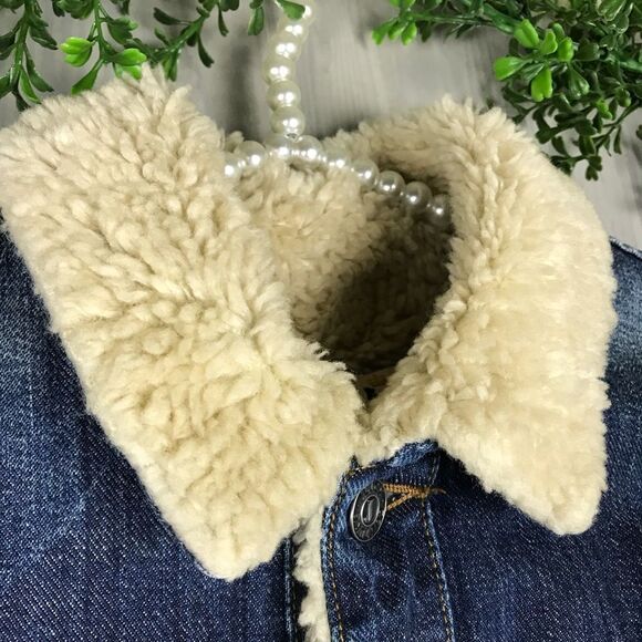 Juicy couture sherpa lined denim jacket - Picture 5 of 8